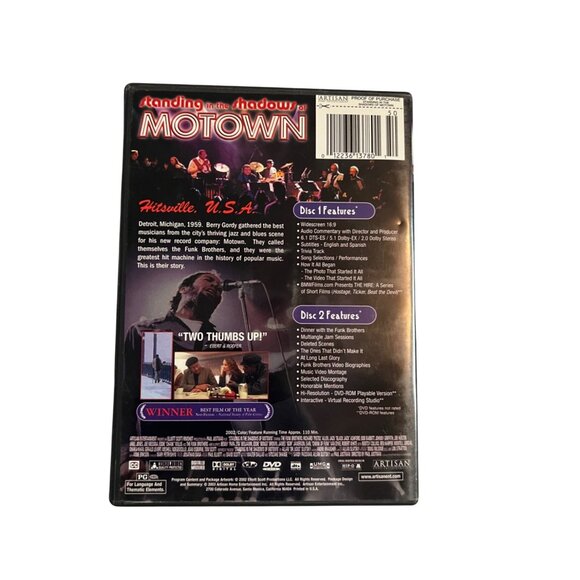 Standing In The Shadows Of Motown 2002 DVD Documentary Funk Brothers Pre-Owned - Picture 2 of 5